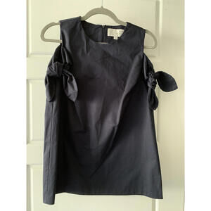 J.O.A. Shirt with drop tie bows